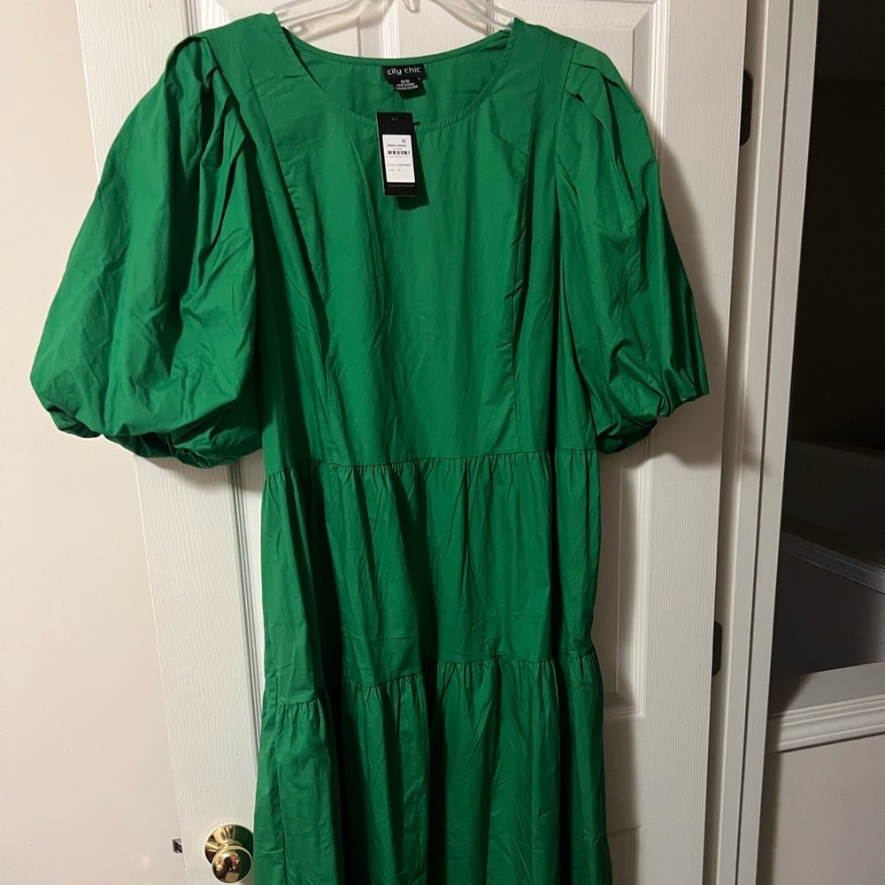 City Chic Tiered Dress